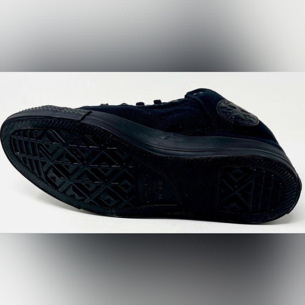 Converse Chuck Taylor High Street Hi 'Triple Black' Sneakers Size M8 W10 N/Box - Picture 9 of 12